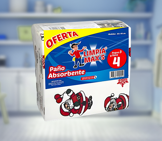 Absorbente navideño